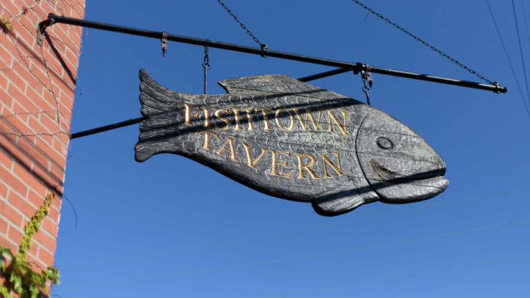 Sign in Fishtown neighborhood in Philly.