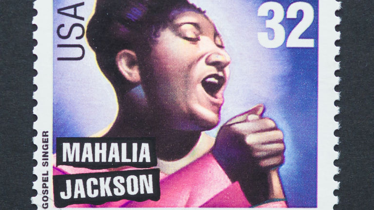 Gospel great Mahalia Jackson