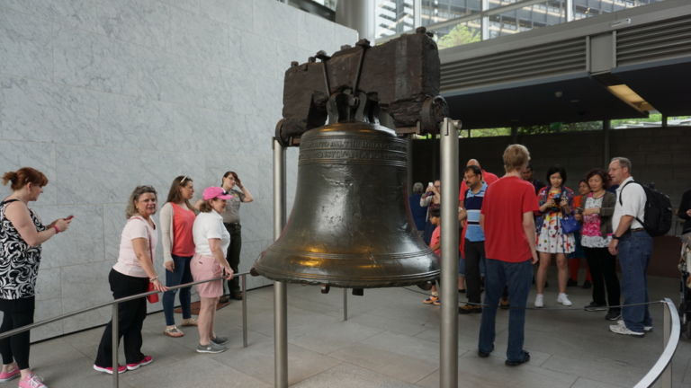 Liberty Bell in Philadelphia. Pic via Shutterstock.