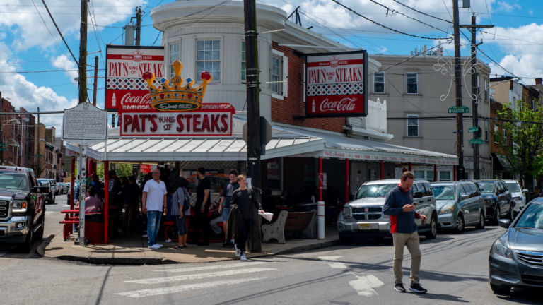 Pat’s King of Steaks in Philadelphia. Pic: Shutterstock