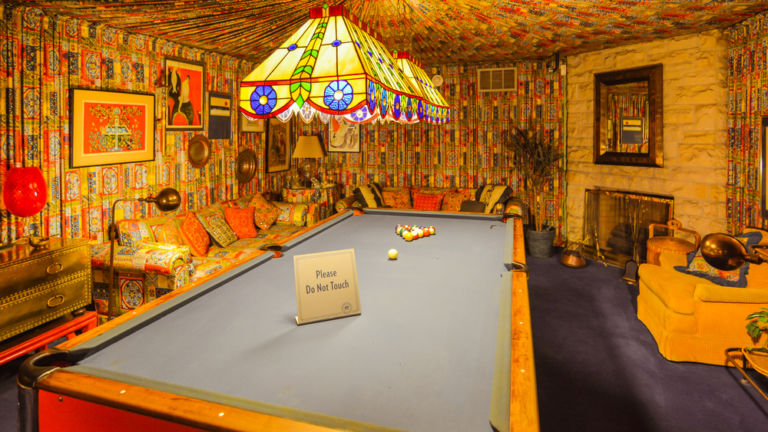 Pool room at Graceland