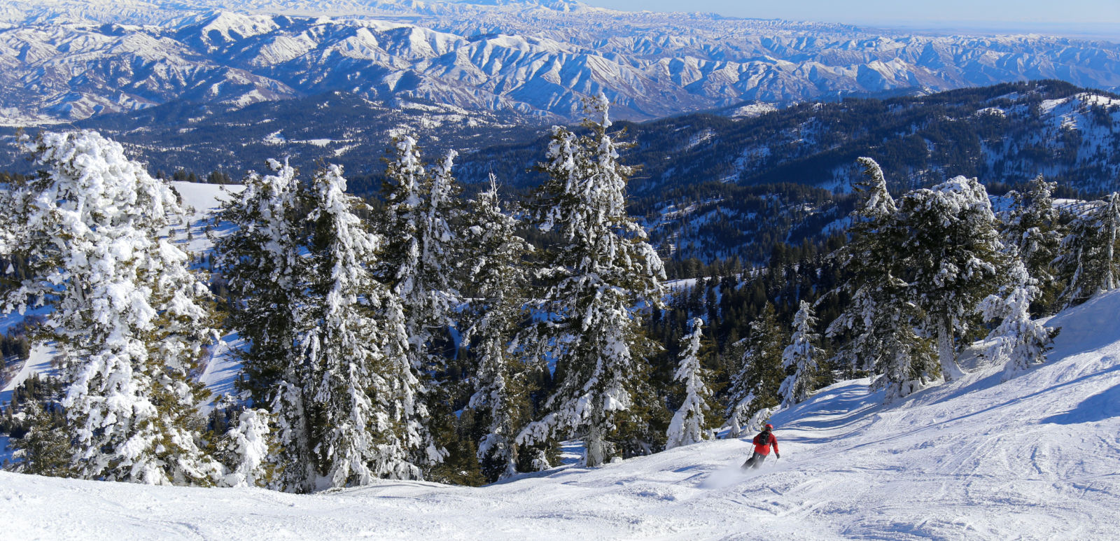 Bogus Basin ski area in Boise, Idaho