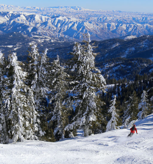 Bogus Basin ski area in Boise, Idaho