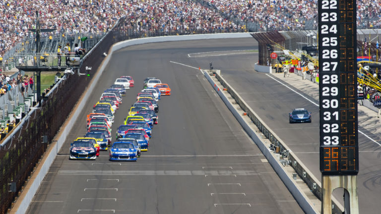 Indy Speedway in Indianapolis. Pic via Shutterstock.