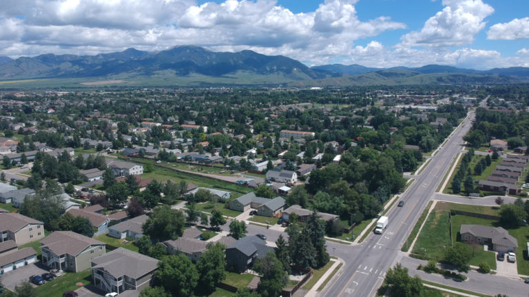 Bozeman, Montana. Pic via Shutterstock.