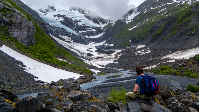 Byron Glacier Trail. Shutterstock