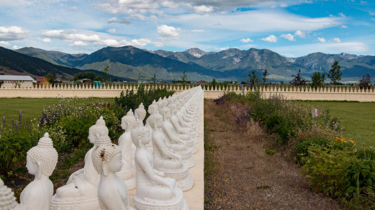 Garden of One Thousand Buddhas, Montana. Photo credit: Shutterstock.