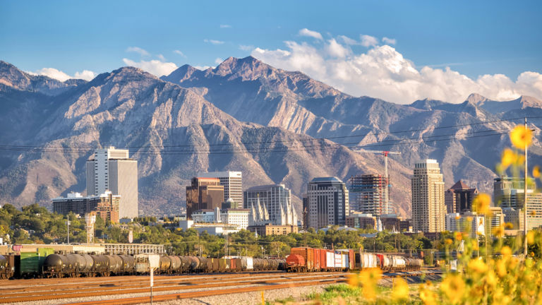 Downtown Salt Lake City. Pic via Shutterstock.