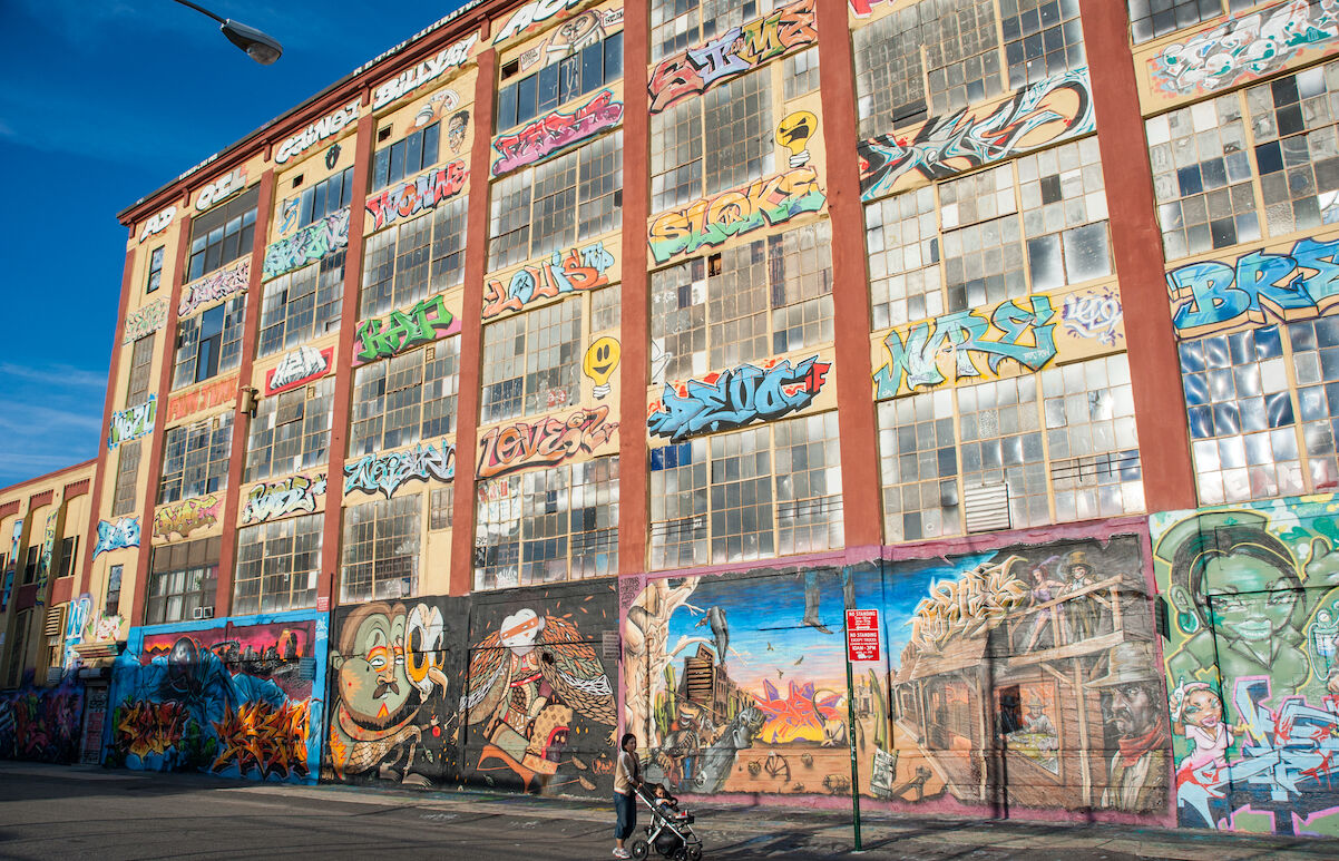 Graffiti at the now gone 5Pointz graffiti mecca in Queens