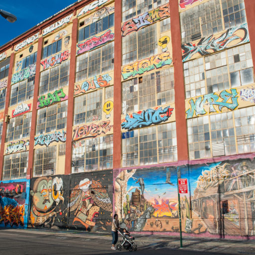 Graffiti at the now gone 5Pointz graffiti mecca in Queens