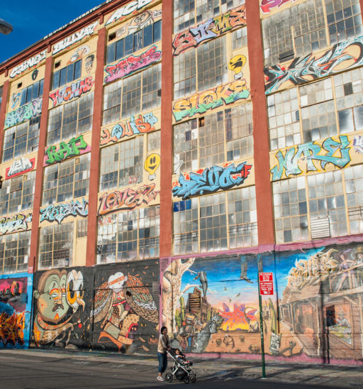 Graffiti at the now gone 5Pointz graffiti mecca in Queens