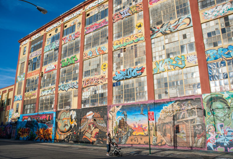 Graffiti at the now gone 5Pointz graffiti mecca in Queens