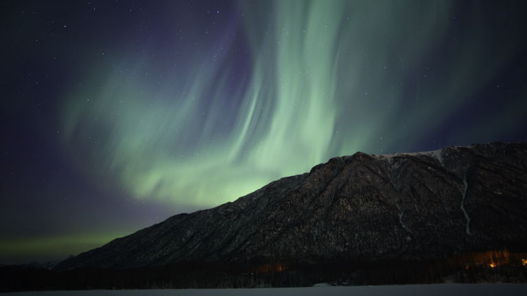 The Aurora Borealis, Anchorage. Shutterstock.