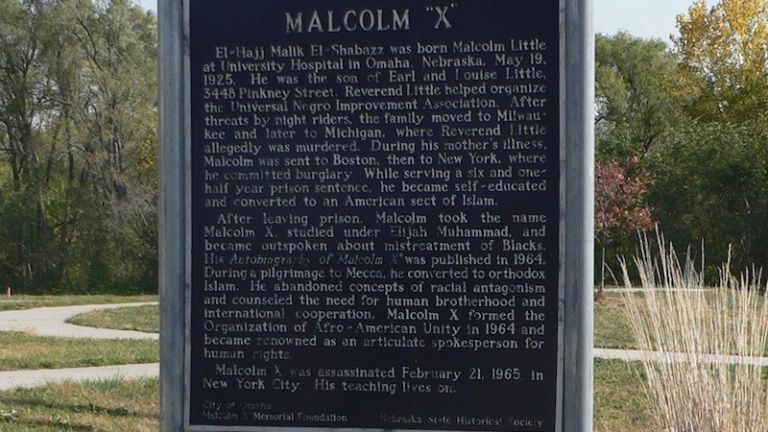 Malcolm X House Site in Omaha, Nebraska.