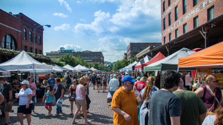 Old Market in Omaha.