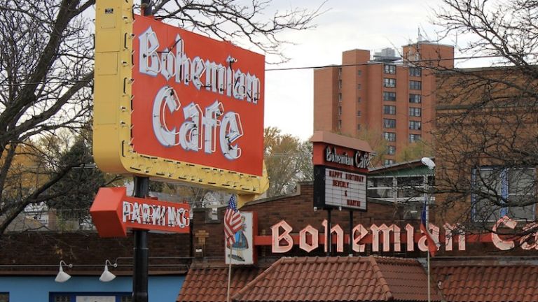 Bohemian Cafe in Little Bohemia, Omaha, Nebraska.