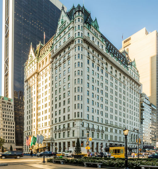 Plaza Hotel pic via Shutterstock