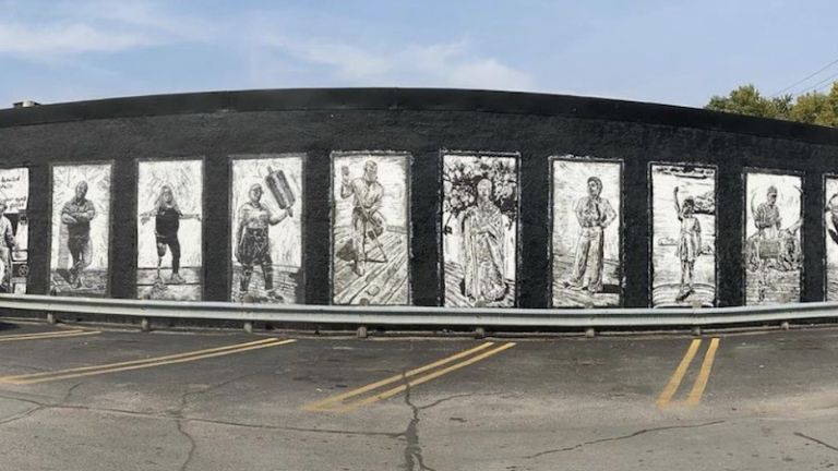 Watie White Murals in Omaha, Nebraska.