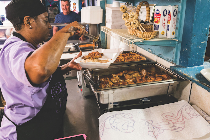 Charleston Tourism. Pictured: Bertha's Kitchen, Charleston, SC.