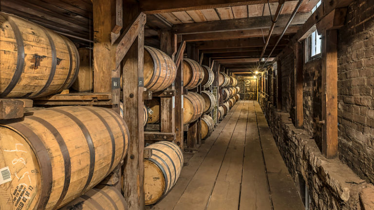 Buffalo Trace Distillery in Lexington, Kentucky. Photo cred Shutterstock.