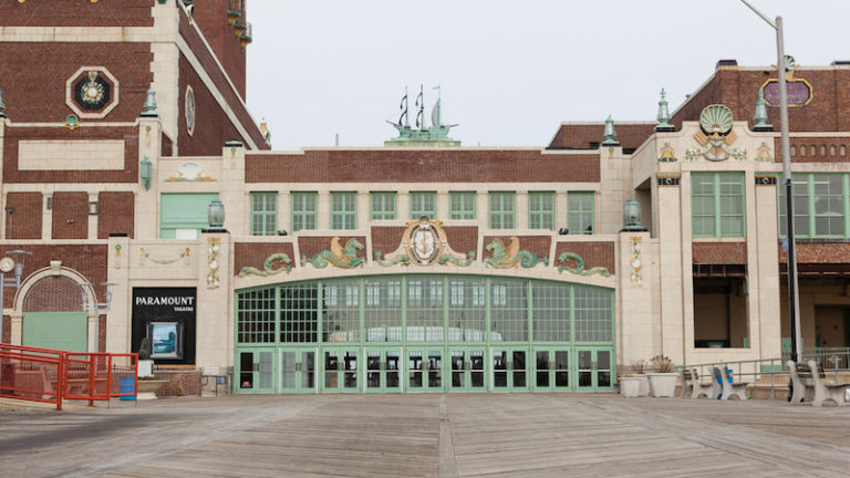 Convention Hall in Asbury Park, N.J., 2016. Photo credit Shutterstock.