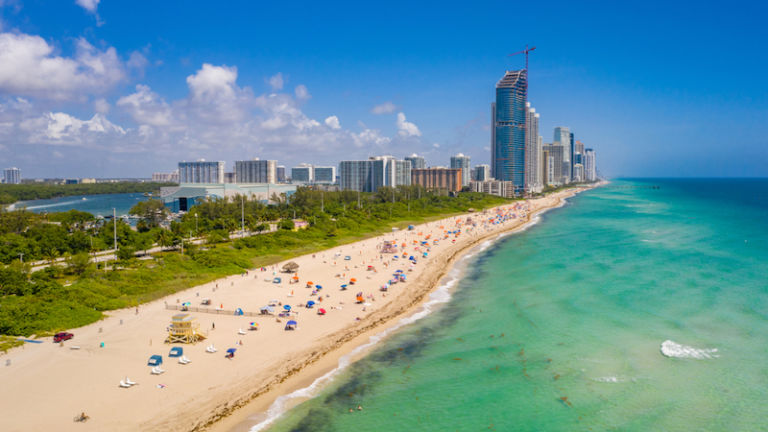 Haulover Park Beach in Miami. Photo credit: Shutterstock.