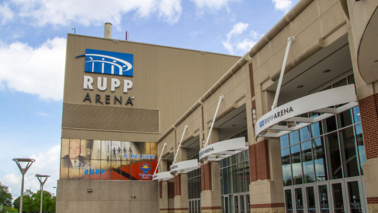 Rupp Arena in Lexington, Kentucky. Photo credit Shutterstock.