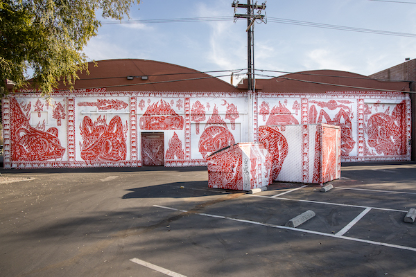 Sacramento is the most underrated street art scene in America. Spencer Keeton Cunningham's mural at 1511 Del Paso Blvd.