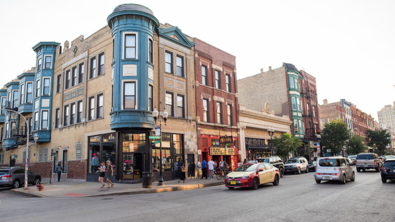 Wicker Park in Chicago. Photo via Shutterstock.