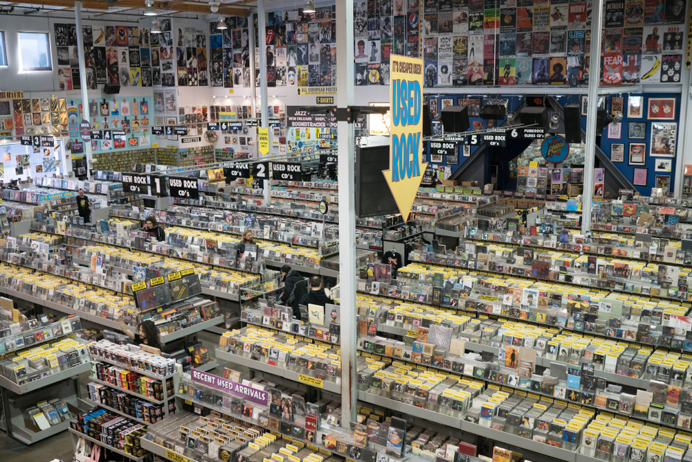 Amoeba Music in L.A., 2018. The history of Amoeba Music