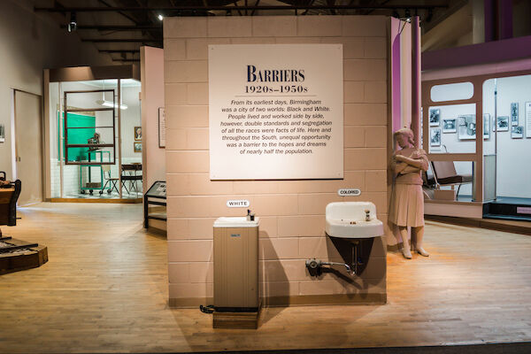 Birmingham, AL - February 10, 2017: The Birmingham Civil Rights Institute is a large interpretive museum and research center that depicts the struggles of the Civil Rights Movement. Photo via Shutterstock.