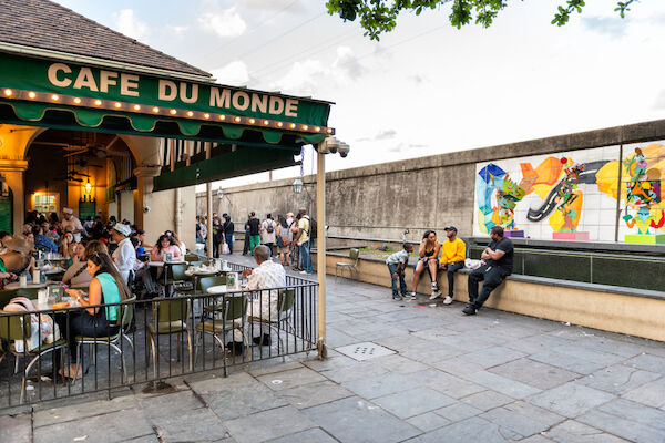 Cafe Du Monde in New Orleans. Photo by Shutterstock.