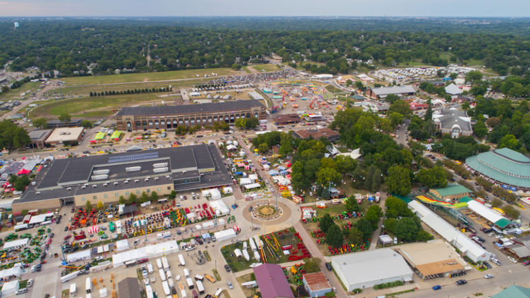 Iowa State Fair, Des Moines, Iowa. Photo via Shutterstock.