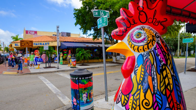 Little Havana in Miami. Photo via Shutterstock.