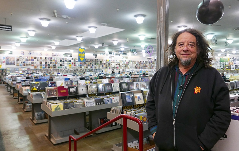 Marc Weinstein, co-founder of Amoeba Music in the SF location.