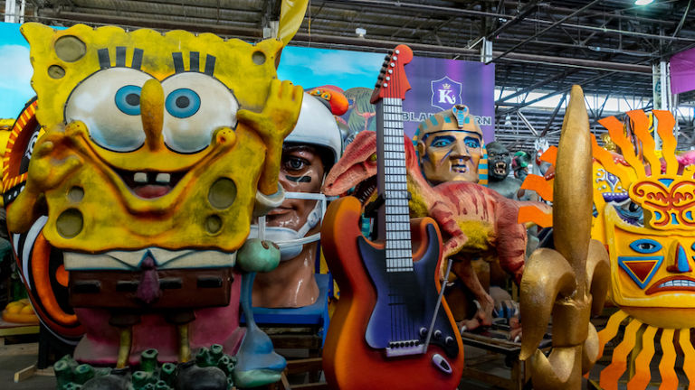 Mardi Gras World in New Orleans. Photo via Shutterstock.