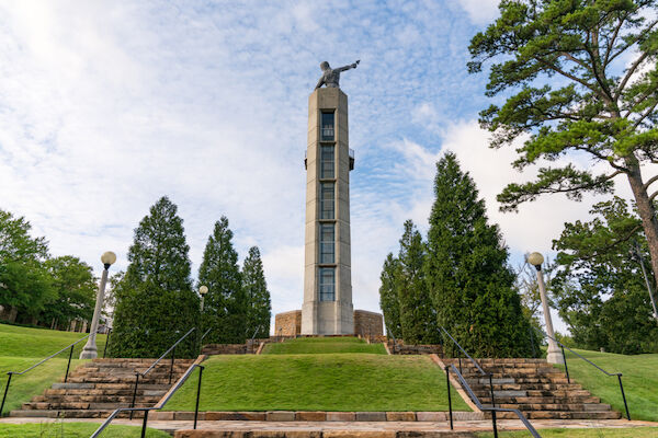 Vulcan Park in Birmingham, Alabama. Photo via Shutterstock.