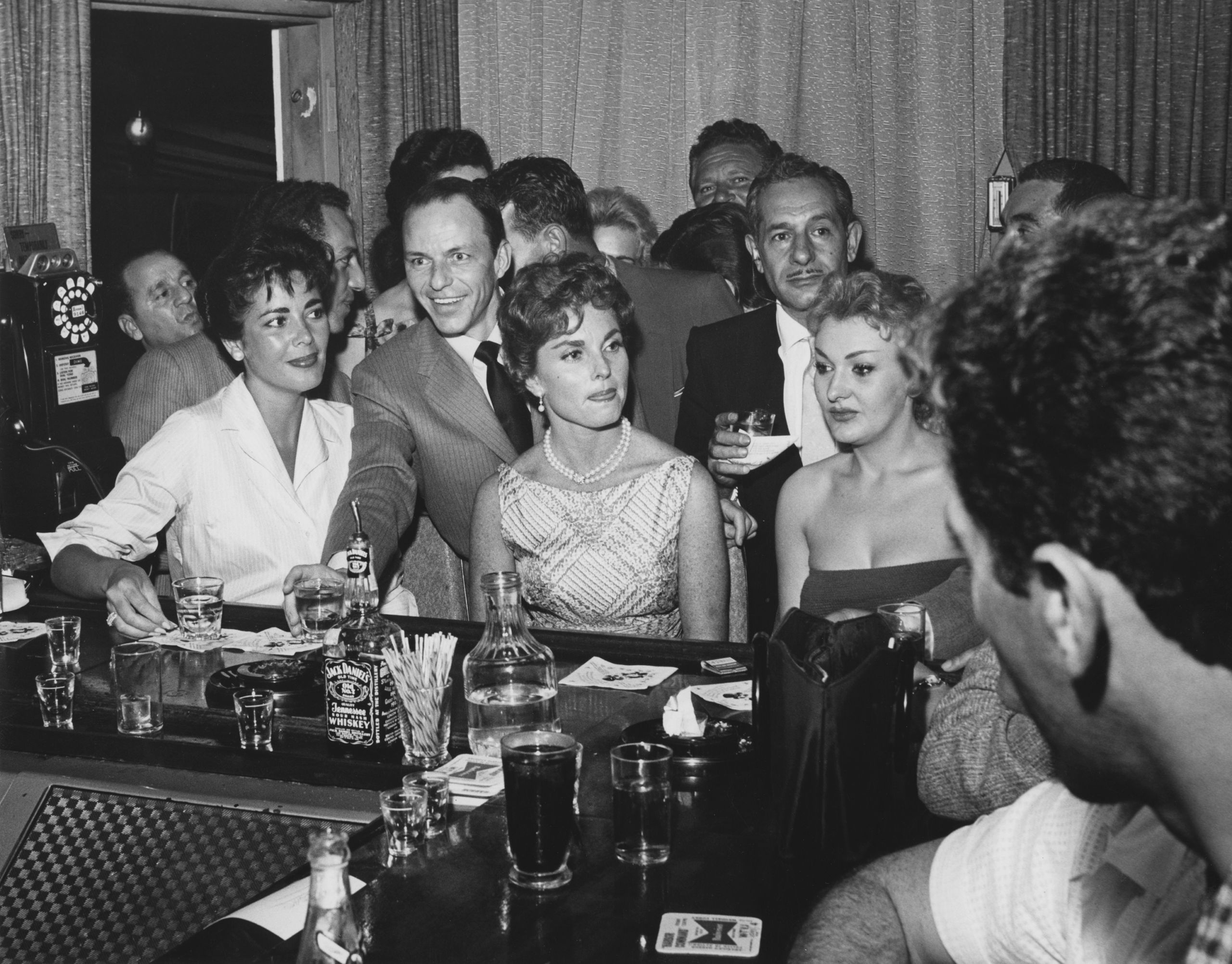 The Marvelous Music History of Miami Beach's Fontainebleau. FS enjoying a cocktail in The Poodle Lounge with Bernice and Ben Novack, the original owners of Fontainebleau. Photo credit: The Estate of Bernice and Ben Novack