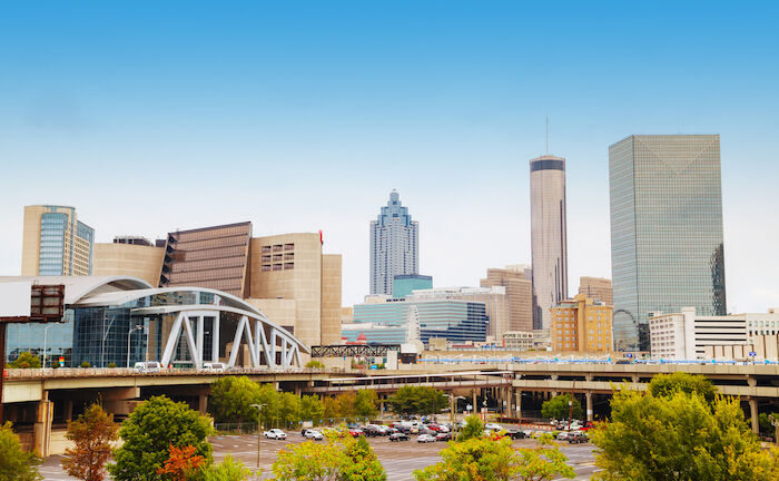 Downtown Atlanta. Photo via Shutterstock.