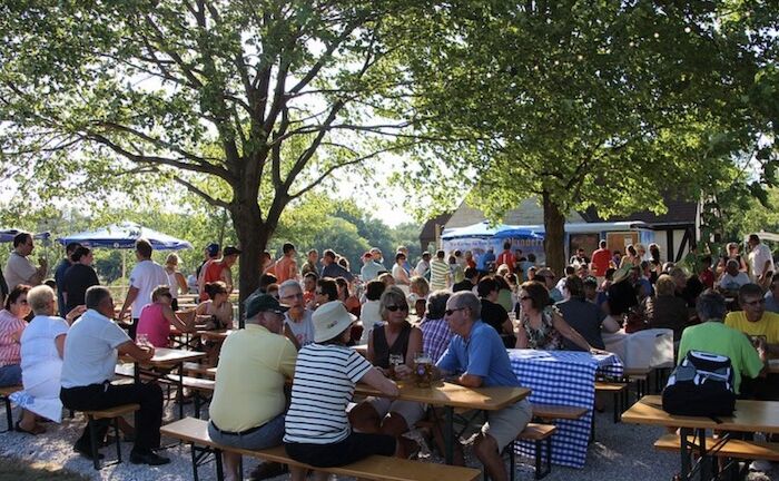 Estabrook Beer Garden in Milwaukee