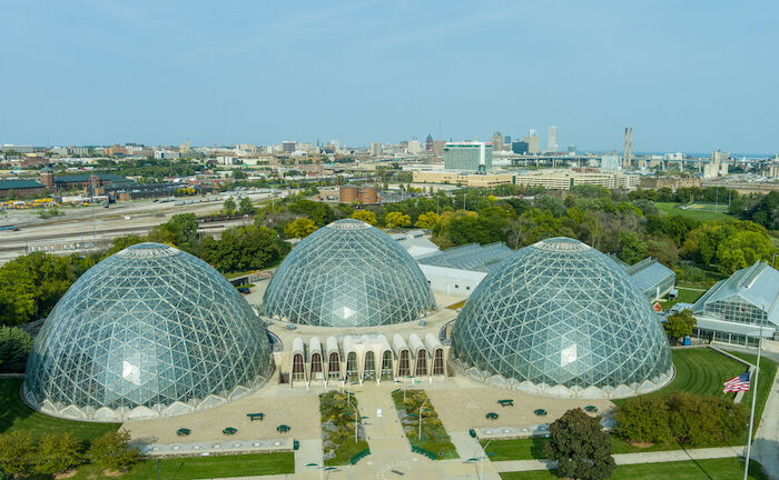 Mitchell Park Horticultural Conservatory in Milwaukee. Photo via Shutterstock.