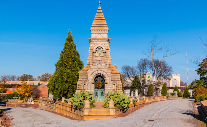 Oakland Cemetery in Atlanta. Photo via Shutterstock.