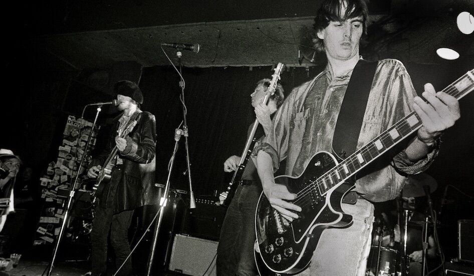 Mad Season performing at the Crocodile Cafe on April 22, 1995. Photo by Lance Mercer.