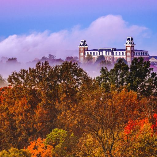 Fayetteville, Arkansas fall foliage. Photo credit: Shutterstock.