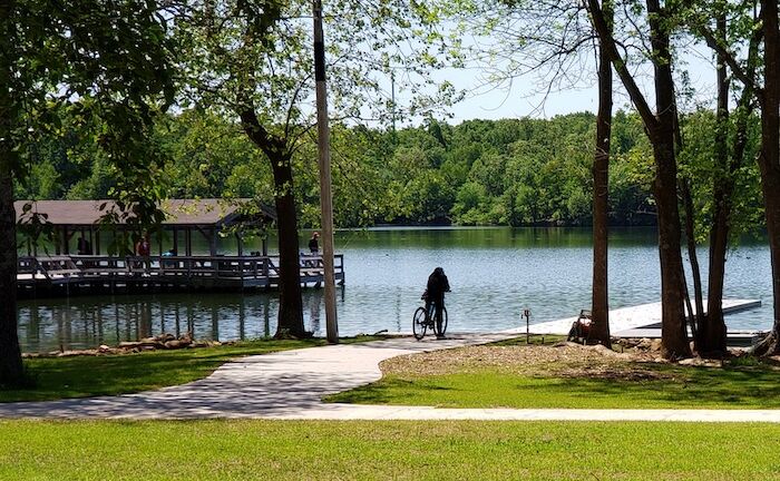 Lake Fayetteville in Fayetteville, Arkansas.