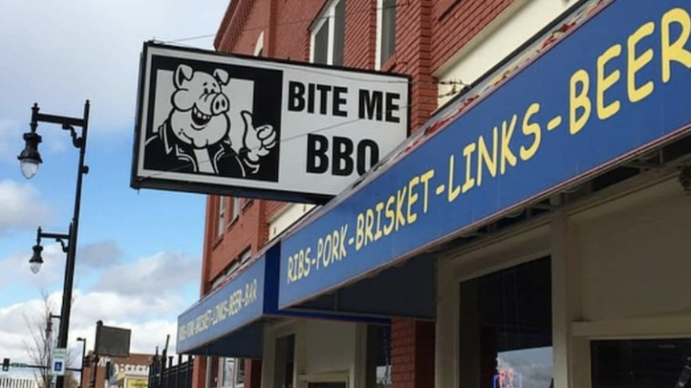 Bite Me BBQ in Wichita, Kansas.