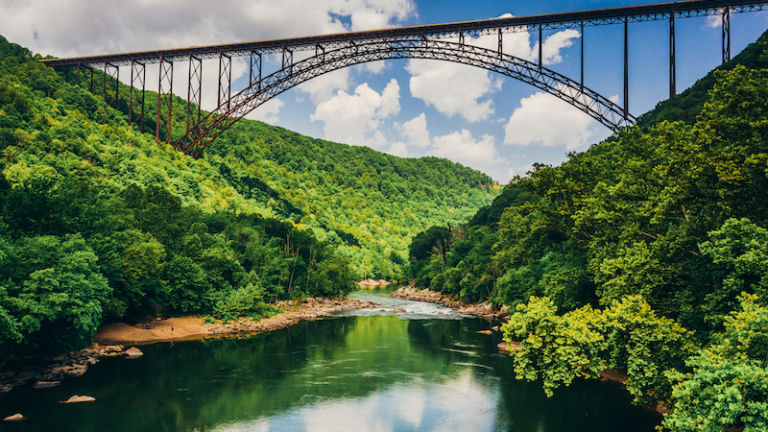 New River Gorge Bridge in Fayetteville, West Virginia