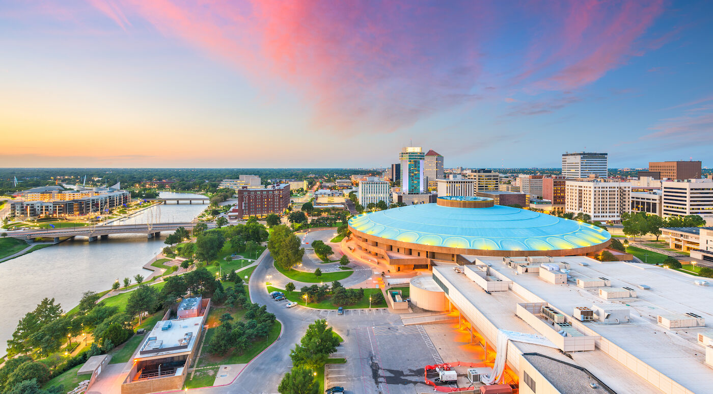 Wichita, Kansas. Photo via Shutterstock.