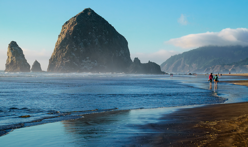 Best Beaches in America: Cannon Beach, Oregon. Photo via Shutterstock.