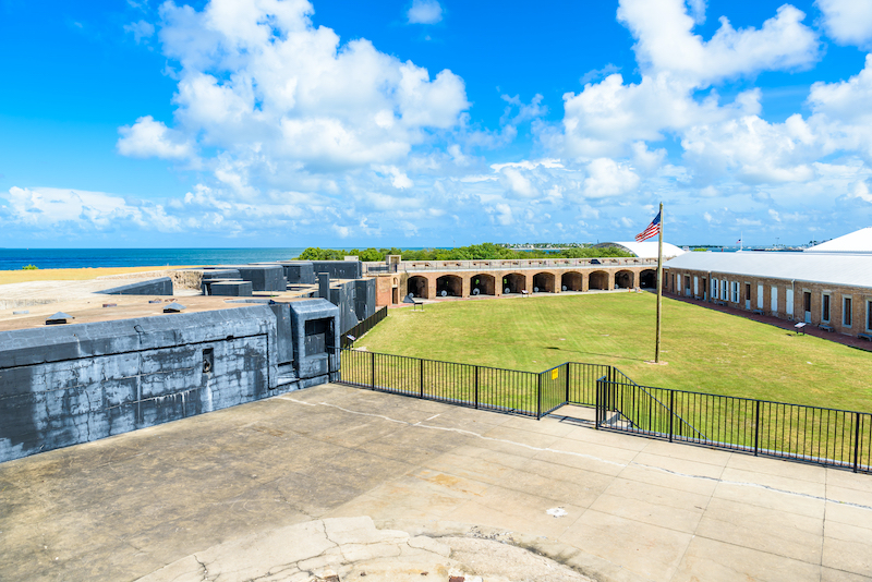 Fort Zachary Taylor Park, Key West. State Park in Florida. Photo by Shutterstock.